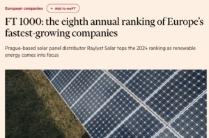 Schnellste wachsende europäische Unternehmen
