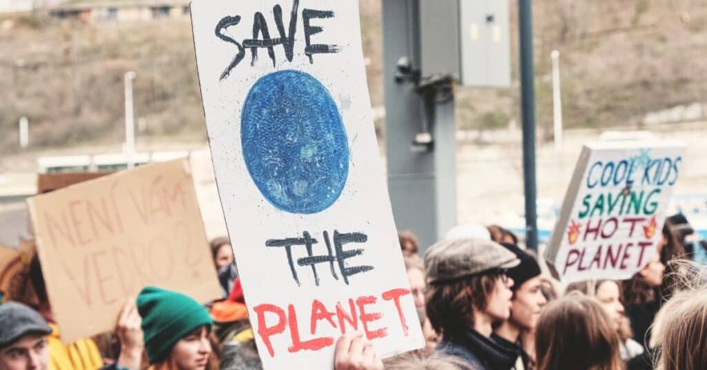 Save The Planet Schild